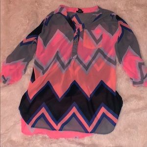 Half button up shirt